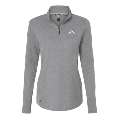 ACT - Women's 3-Stripes Quarter-Zip Sweater