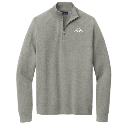 ACT - Brooks Brothers Cotton Stretch 1/4-Zip Sweater