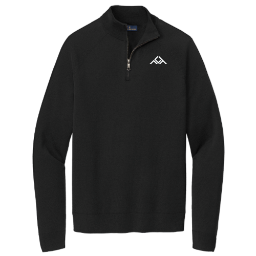ACT - Brooks Brothers Cotton Stretch 1/4-Zip Sweater