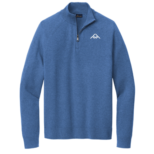 ACT - Brooks Brothers Cotton Stretch 1/4-Zip Sweater