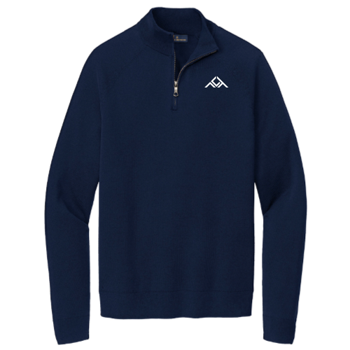 ACT - Brooks Brothers Cotton Stretch 1/4-Zip Sweater