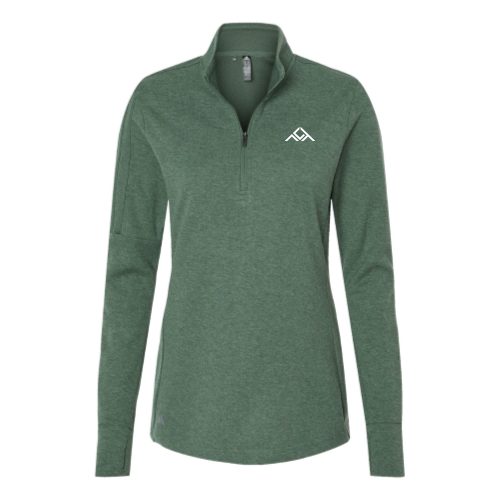 ACT - Women's 3-Stripes Quarter-Zip Sweater